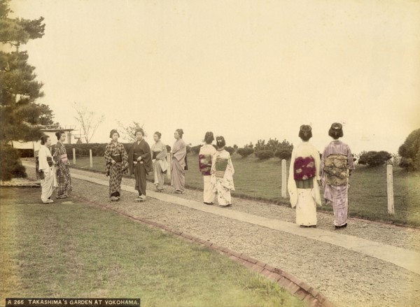 Takashima garden in Yokohama (Japan)