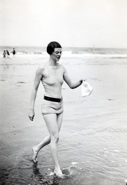 Bather in Deauville