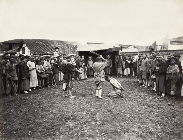 Chine, scène d'exécution
