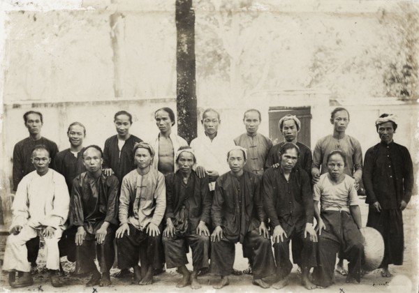 Chine, un groupe d'annamites