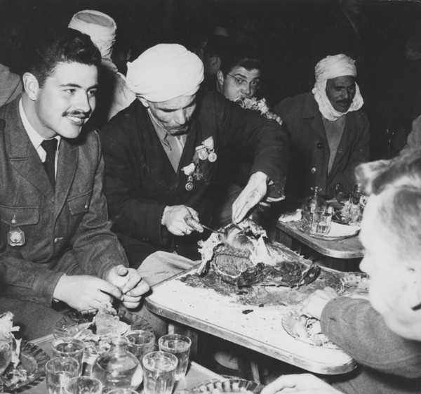 French conscripts and Muslims guards during the War in Algeria