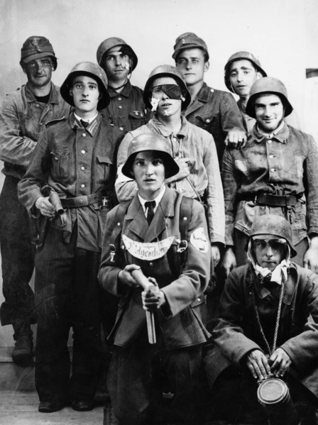German troops who took part in the slaughter at Oradour-sur-Glane, France