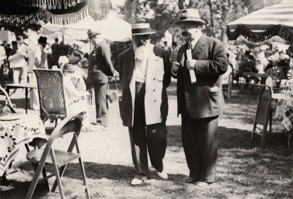 Tristan Bernard à Deauville, 1937