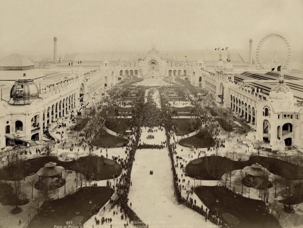 Paris. 1900 World Exhibition. The official procession on the opening day.