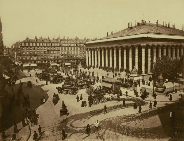 Paris. Place de la Bourse.