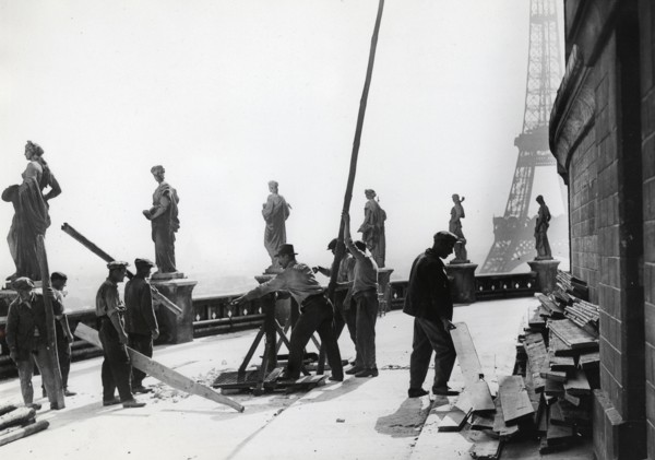 Démolition du Palais du Trocadéro, 1937