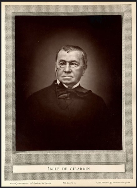 Portrait of Émile de Girardin