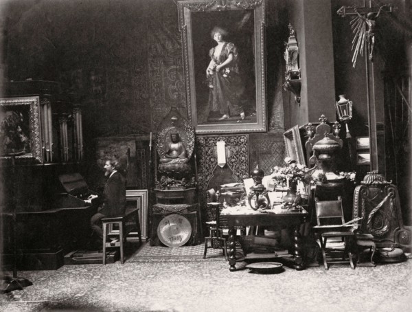 Carolus-Duran in his studio