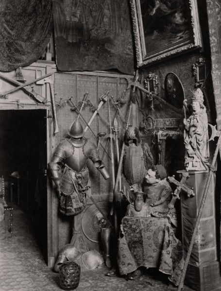 Cesare Auguste Detti dans son atelier