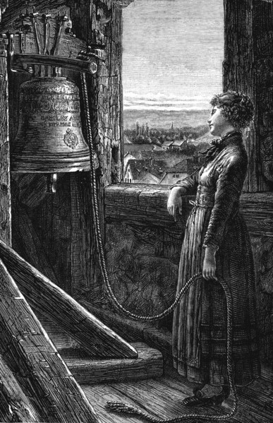 Sonneuse de cloches en Bavière en 1890