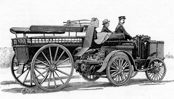 Voiture à vapeur, modèle De Dion-Bouton, 1894