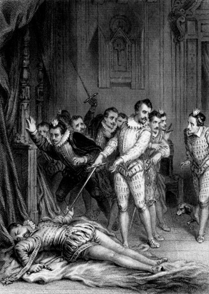 Scene from the poem 'La Henriade' by Voltaire