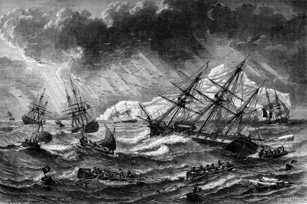Pêche à la morue en Terre Neuve, 1863