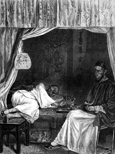 Fumeurs d'opium chinois, 1837