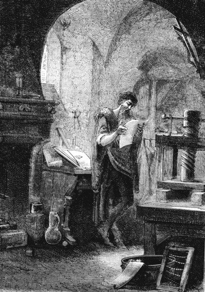 Portrait of Johannes Gutenberg