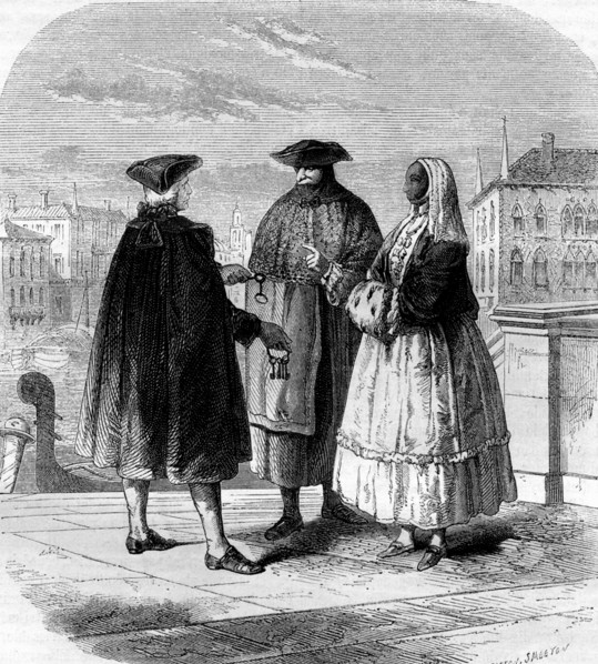 The renter of the theatre rooms in Venice in 18th century