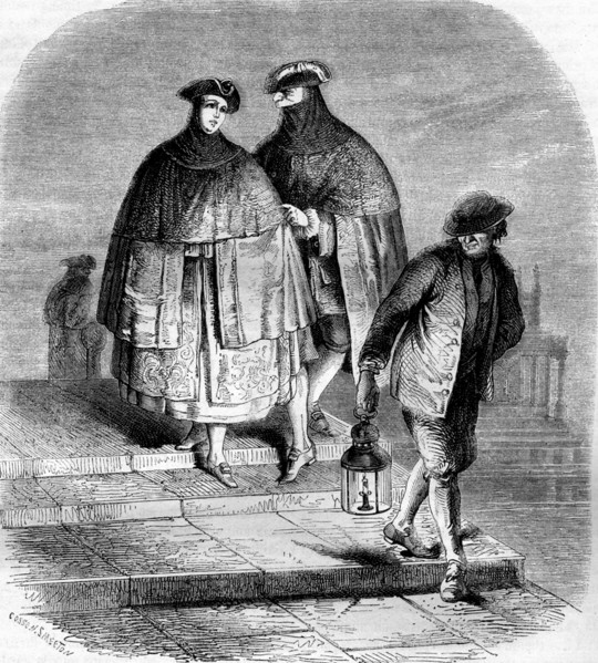 The Lantern Door in Venice in the 18th century
