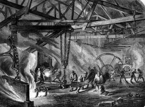 Lamination in a forge