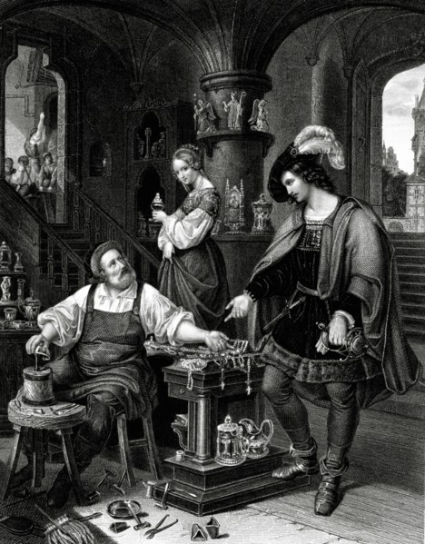 The Goldsmith's Daughter - Albert Henry Payne - 19th century