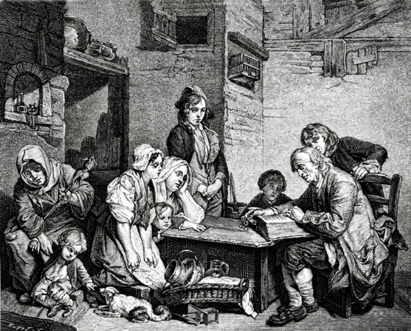 La lecture de la Bible - 19e siècle