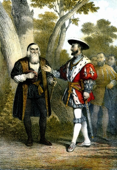 François 1er et Léonard de Vinci