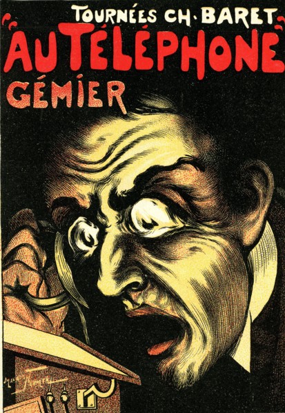 Au téléphone, Théatre 1909