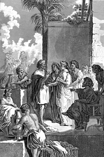 Mariage d'ISAAC  et  REBECCA (BIBLE)