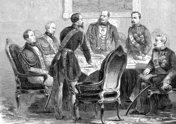 Le Prince de CARIGNAN au Ministère de la Guerre à TURIN