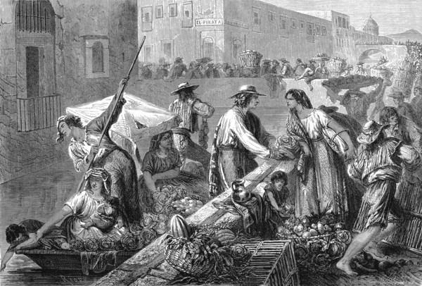 Marché du pont à MEXICO