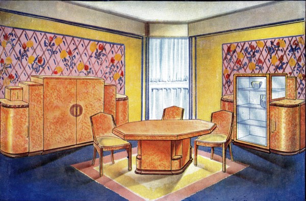 Décor et mobilier moderne de 1930