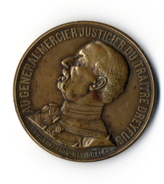 The Dreyfus Affair - Medal of General Mercier