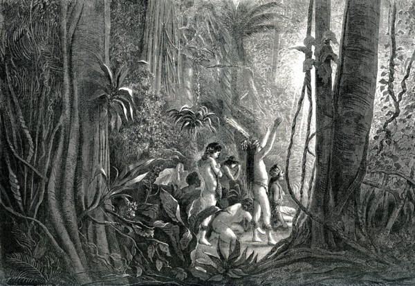 Prière des indiens d'AMAZONIE au Soleil