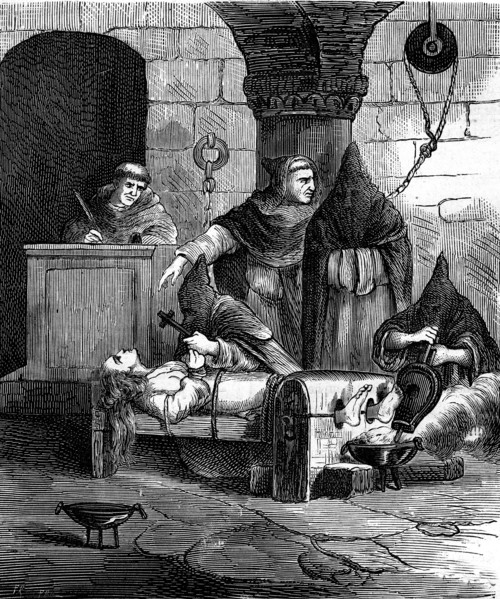 Le supplice du feu par l'Inquisition