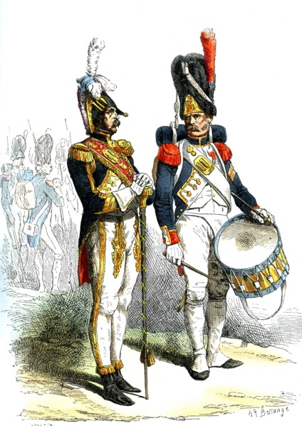 Tambour major des Grenadiers à pied