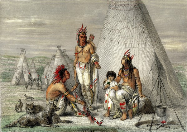 Campement Indien, USA