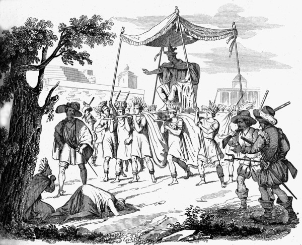 L'empereur aztèque MONTEZUMA ou MOCTEZUMA (Mexique)