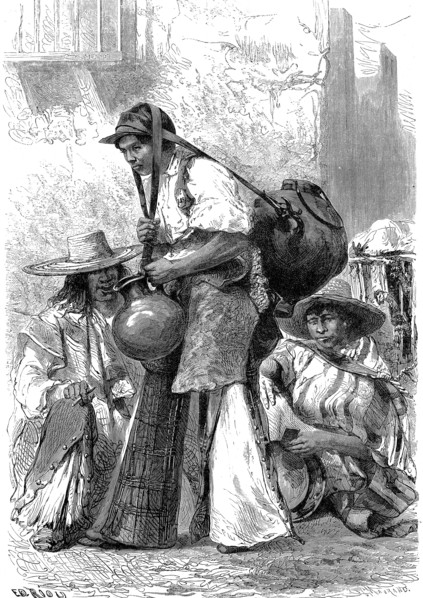 Vendeur d'eau à MEXICO