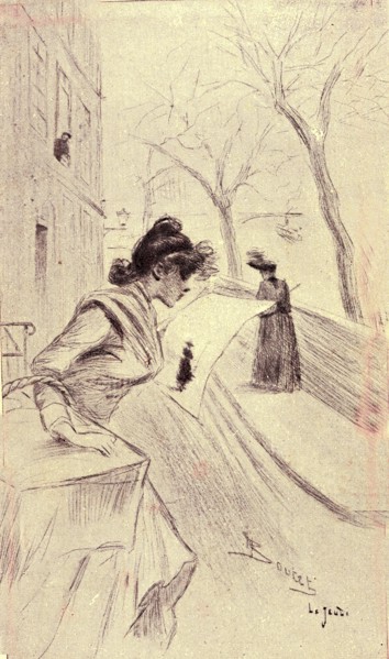 La parisienne au marché le jeudi