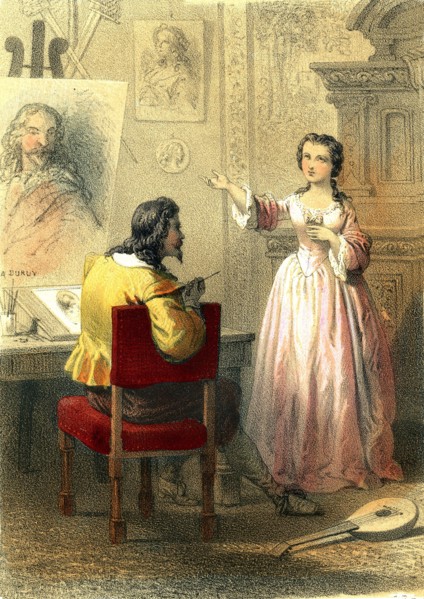 Sophie Chéron et le peintre
