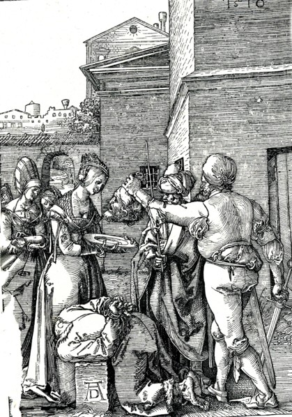 Décollation de Jean Baptiste par Albrecht DÜRER