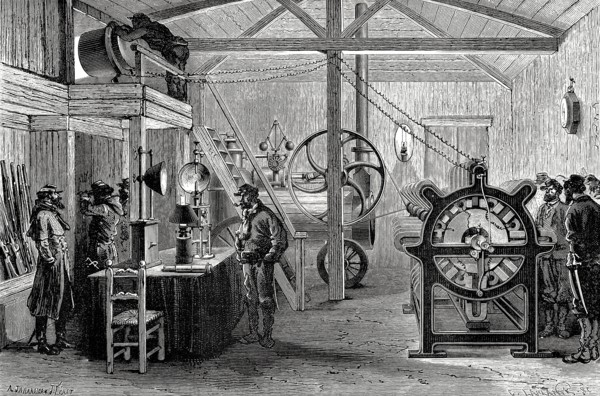 L'éléctricité à PARIS pendant le siège de La Commune