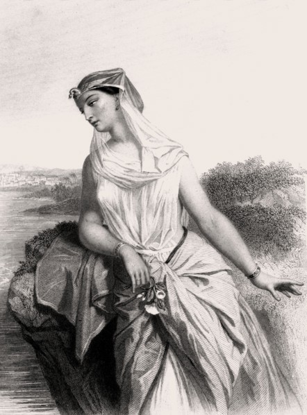 La fille de Pharaon sur le Nil-femmes de La Bible