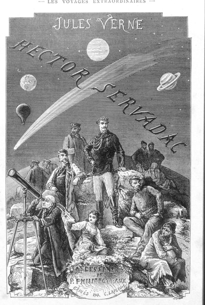 Illustration of the book 'Hector Servadac', by Jules Verne