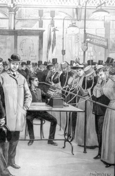 Audition du phonographe