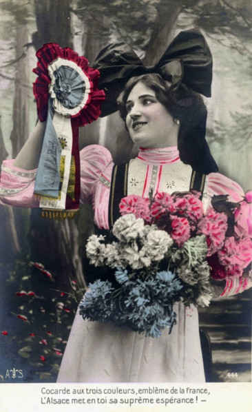 Jeune femme patriote