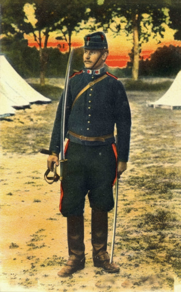 French Artilleryman on Sentry