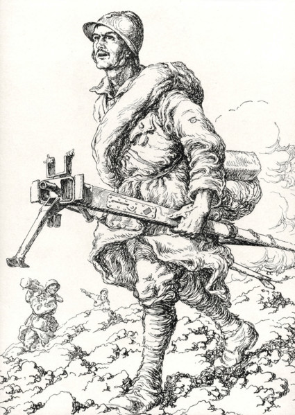 Droit, Canonier