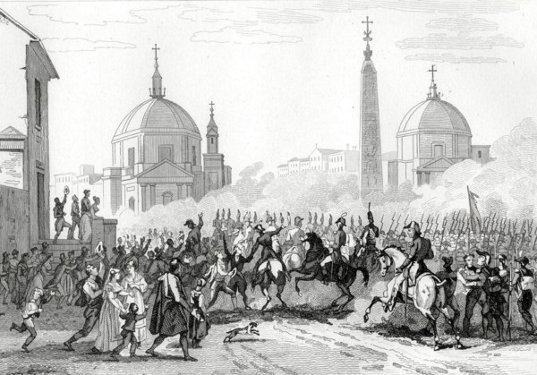 Napoleon enters Rome