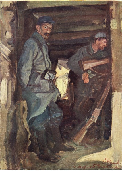 Douy-Pascault, Covered trench at Saint-Paul near Soissons