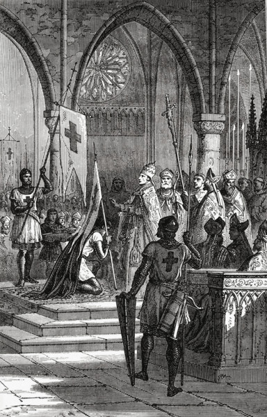 Louis VII à la Basilique Saint Denis.